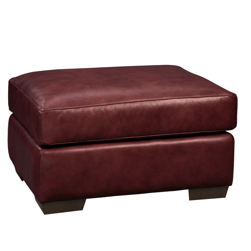 Yolainne Genuine Leather Ottoman - Made in U.S.A. - Coja