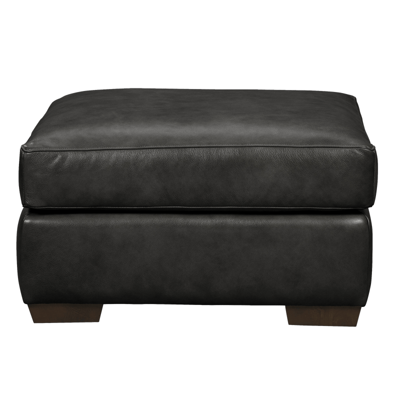 Yolainne Genuine Leather Ottoman - Made in U.S.A. - Coja