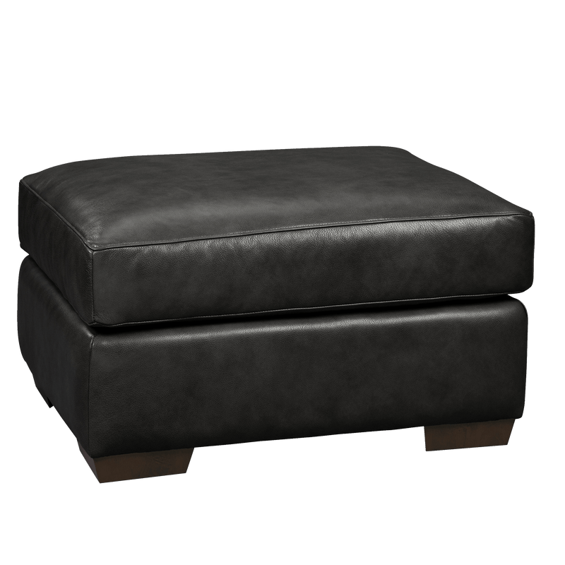 Yolainne Genuine Leather Ottoman - Made in U.S.A. - Coja