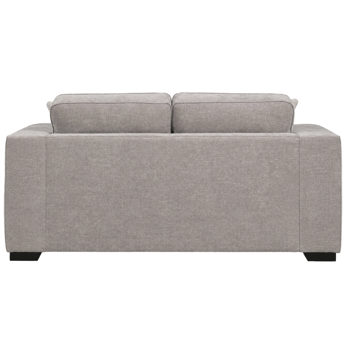 Yuva Contemporary Fabric Loveseat with Track Arms & Plush Cushions