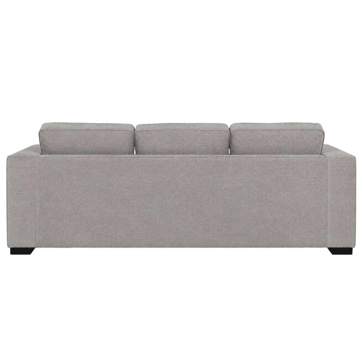Yuva Contemporary Fabric Sofa with Track Arms & Plush Cushions